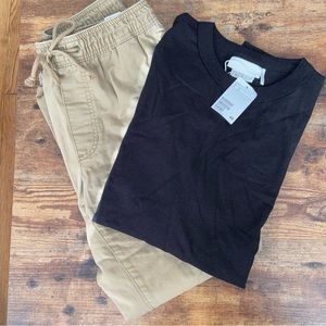 H&M T-Shirt Black Medium